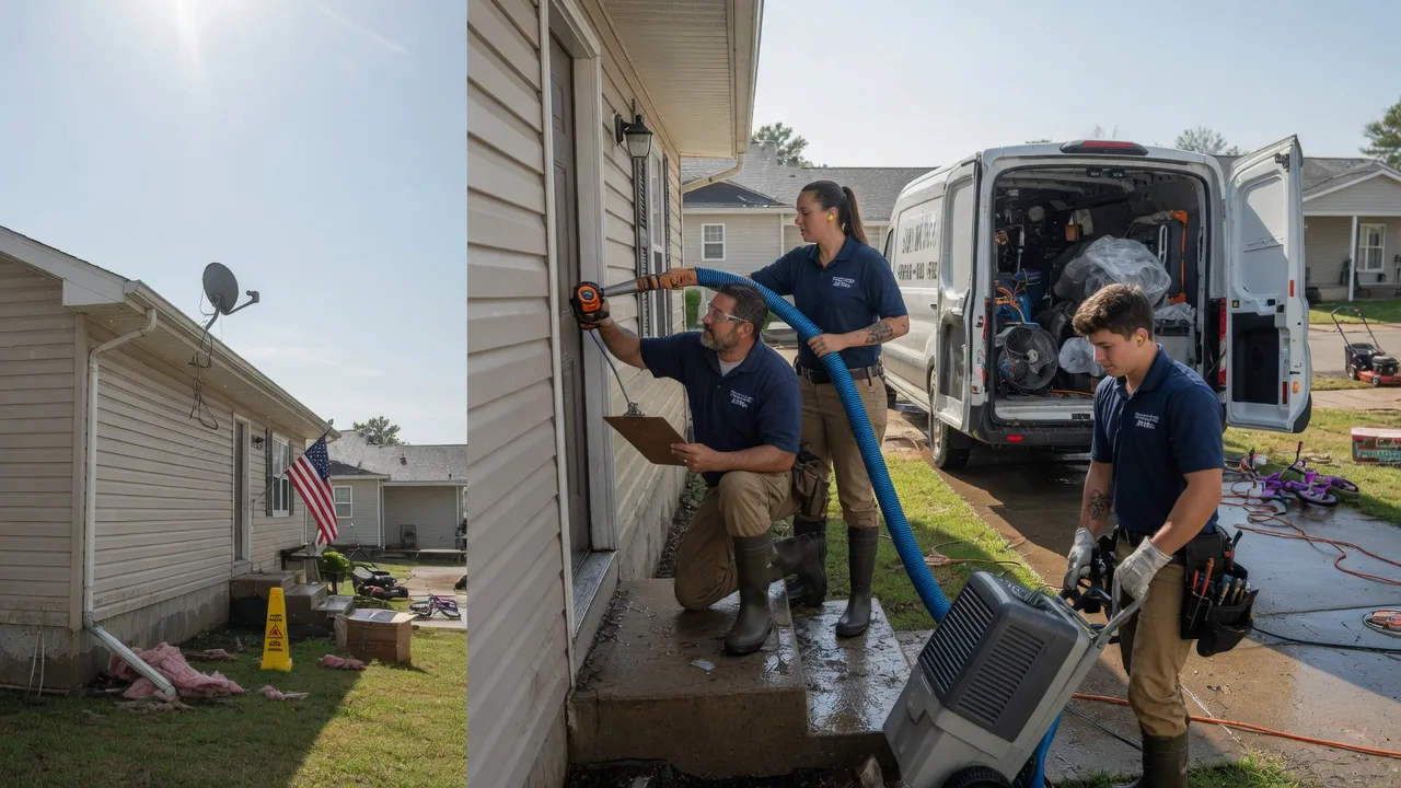 Ceiling Water Damage Restoration in Annapolis, IL near me